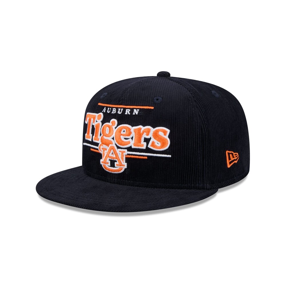 New Era Auburn Tigers Throwback Display 9FIFTY Snapback Hat - One Size